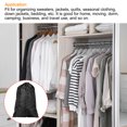 thumbnail image 5 of Unique Bargains 25.6' Height Clothes Storage Double Drawstring Bag for Camping, Black, 5 of 5