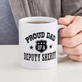 thumbnail image 4 of CafePress - Proud Dad Of A Deputy Sheriff Mug - 11 oz Ceramic Mug - Novelty Coffee Tea Cup, 4 of 4