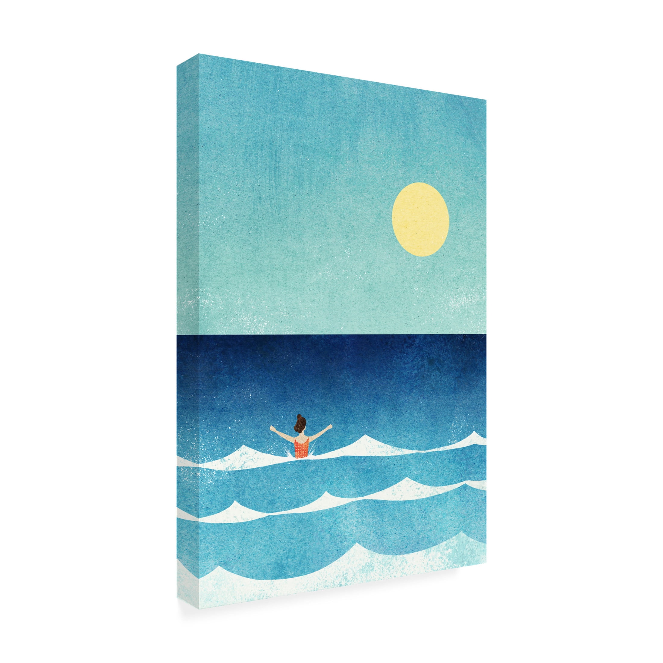 Trademark Fine Art ByKammille Sea Swim ii Canvas Wall Art
