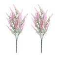 thumbnail image 2 of EIMELI 2Pcs 5-fork Simulation Lavender Artificial Flowers for Home Wedding Decoration, 2 of 8