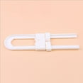 thumbnail image 6 of Toyandona 6PCS Cabinet Strap Locks White Child Safety Door for Home and Office, 6 of 6