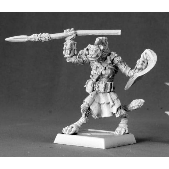Reaper Miniatures Gnoll Raider, Krgir 14577 Kargir Unpainted RPG D&D Mini Figure