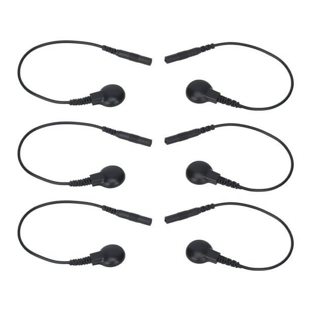 Electrode Lead Cable,20PCS Electrode Wire Button Electrode Lead Wires