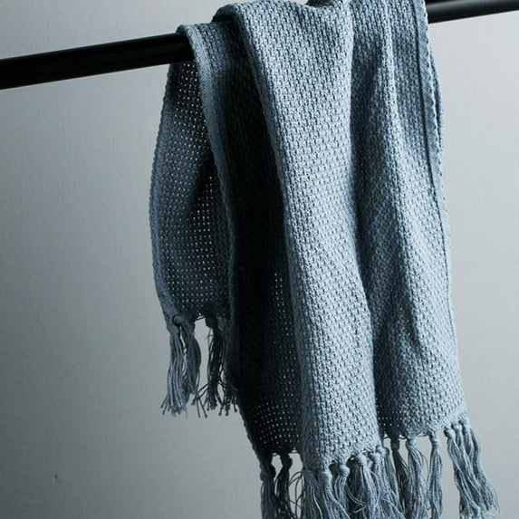 Topumt Tassels Waffle Napkin Hand Towel Set Kitchen Tea Towel Dish Towels Set Napkin Washcloth