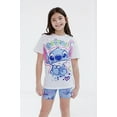 thumbnail image 4 of Disney Lilo & Stitch T-Shirt and Bike Shorts Outfit Set Airbrush Toddler to Big Kid, 4 of 5