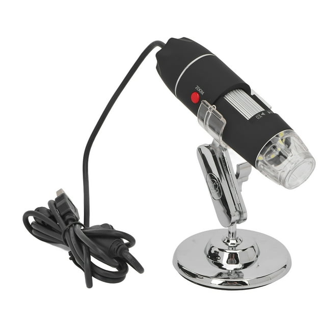 USB Digital Microscope, Portable 3 In 1 USB HD Inspection Camer 1600X For Skin