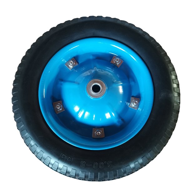 Pu rueda de Goma sólida rueda de Goma industria pesada rueda universal ...