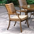 thumbnail image 2 of Charming Transitional Arm Chair, Brown, Set Of 4, 2 of 2