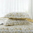 thumbnail image 5 of Kasentex  3-Piece Oversize Quilt Set Soft Cotton Bedspread Coverlet Sets Floral Traditional Blue Twin, 5 of 5