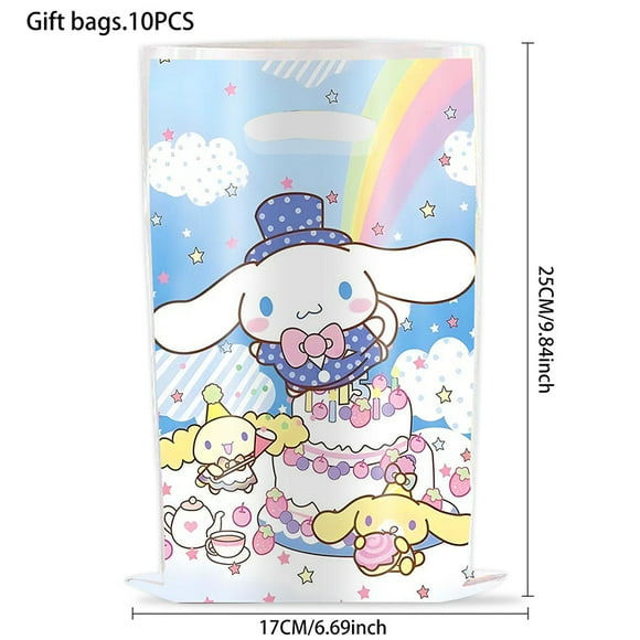 Anime Sanrio Cinnamoroll Theme Children‘s Birthday Party Decoration Supplies Family Party Outdoor Picnic Disposable Tableware