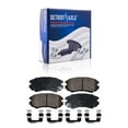thumbnail image 4 of Detroit Axle - Front Brake Kit for Hyundai Sonata Tiburon Tucson Kia Sportage Optima Soul Magentis Replacement Brake Rotors Ceramic Brakes Pads, 4 of 7