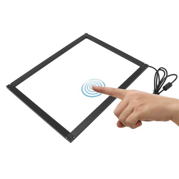 Infrared Touch Frame, USB Interface Plug and Play Interactive Infrared Touch Screen IR Touch Screen Overlay Touch Screen Panel for Touch Whiteboards Digital Signage Kiosks