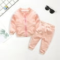 thumbnail image 2 of Xudanell Toddler Boy Clothes Boys Warm Fall Outfits Zipper Jacket Trousers Suit Plus Size Sports Outfits Fashion, 2 of 5