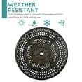 thumbnail image 6 of MEETWARM 5 Piece Patio Dining Set, Outdoor All-Weather Cast Aluminum Dining Table Set, Patio Furniture Set for Backyard Garden Deck, Include 4 Chairs and 1 Round Table with Umbrella Hole, 6 of 7
