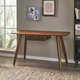 thumbnail image 3 of Study Computer Desk,Office Desk, Study Table,Writing Desk with Drawer for Home ,Office Modern Furniture,Walnut Color, 3 of 11