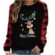 thumbnail image 2 of Pntutb - Camiseta holgada con estampado de moda para mujer, blusa de manga larga, cuello redondo, tops casuales Pntutb Pntutb-1618, 2 of 8