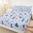 thumbnail image 3 of Homewish Dance Ballet Girl 4pcs Bed Sheets for Child Kids Teens,Cartoon Nutcracker King Sheets,Merry Christmas Xmas Super Cozy Sheet Set,Super Cozy Room Decor, 3 of 7