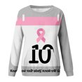 thumbnail image 5 of Bovemsi Womens Sweatshirts Love & Strength: Women's Breast Cancer Support Sweatshirt Graphic Sweatshirts, 5 of 5