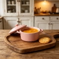 thumbnail image 4 of Ohmyroo Mini Ceramic Casserole Dish With Lid For Individual Portions, 4 of 7