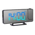 thumbnail image 4 of Reloj Despertador De Proyección, 7.4 Pulgadas De Atenuación Automática LED Reloj Despertador Digital Con Proyector, Luz RGB, Cargador USB, Snooze 12 / 24H Para Dormir, 4 of 7