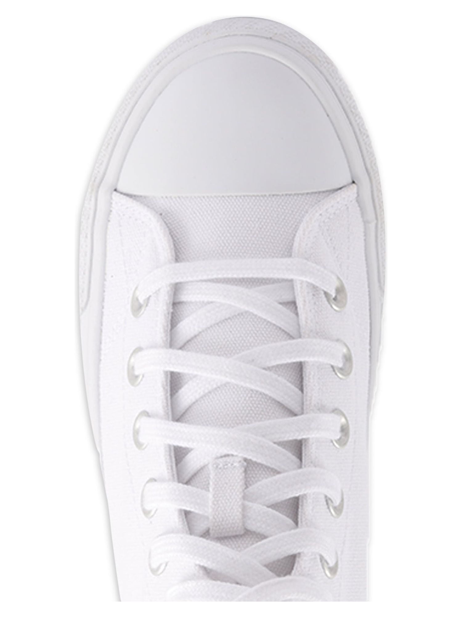 No Boundaries Women's High Top Canvas Sneakers, Wide Width