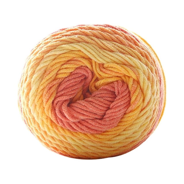 Langgg 5-strand Yarn Sweater Scarf Knitting Thread Handcraft Sewing Braiding Cotton Yarn DIY Accessory, Type 7