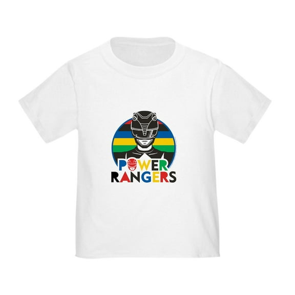 CafePress - Power Rangers Black Ranger Toddler T Shirt - Cute Toddler T-Shirt, 100% Cotton