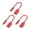 Red, variant on 3Pcs Short Braided OTG Cable Type C To USB Converters Wire For External Devices Like Flash Drive Keyboards Mouse