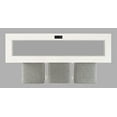 thumbnail image 3 of Jofran Urban Icon Contemporary 4 Piece Counter Height 66" Dining Table Set with USB Charging, 3 of 12