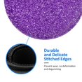 thumbnail image 5 of Disketp Glitter Purple Small Mouse Pad 7.9x7.9 Inches,Washable Round Mousepad For Office Laptop Computer,Non-Slip Rubber Base Mouse Pads For Wireless Mouse, 5 of 9
