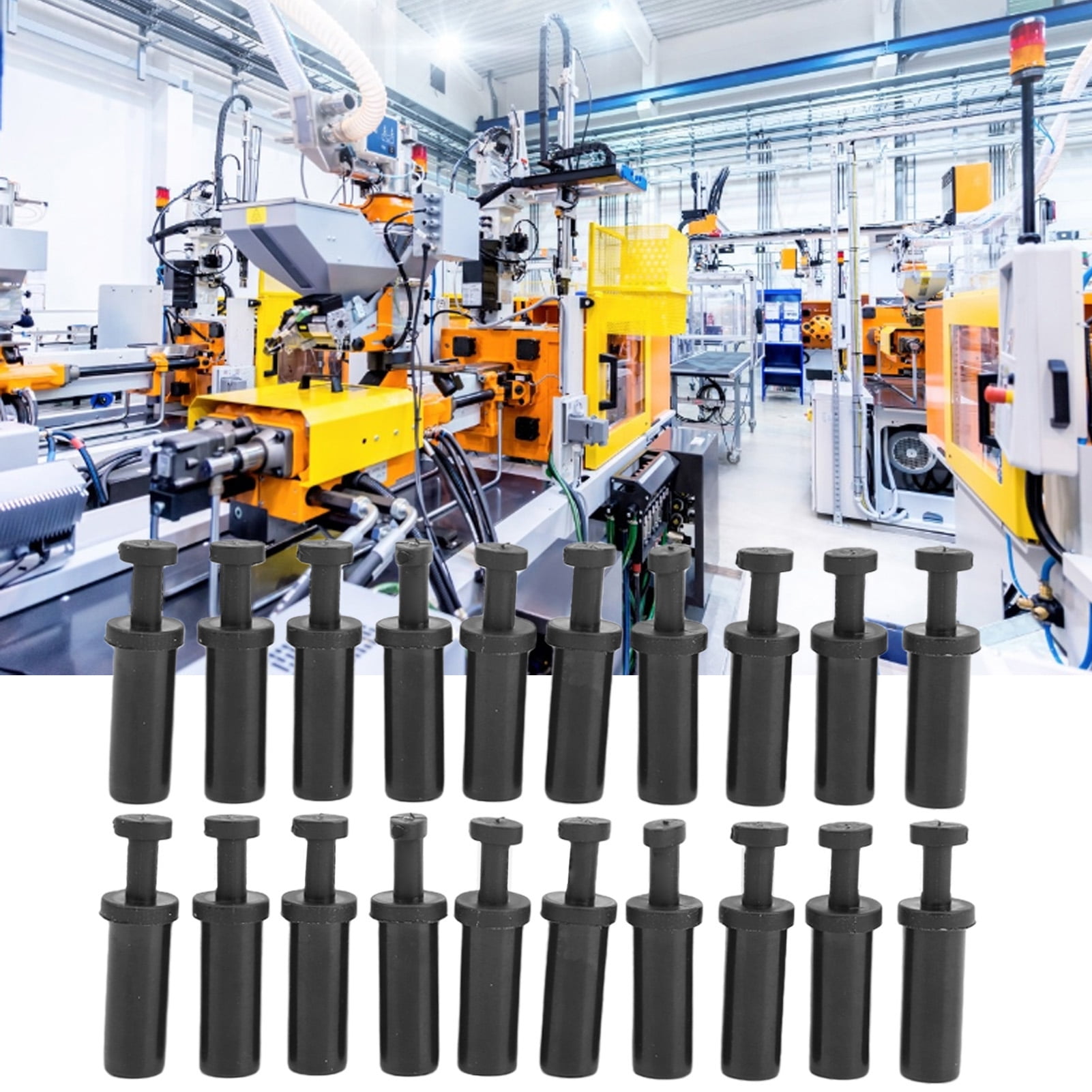 50Pcs Push to Connect Pneumatic Plug Pneumatic Tube Composite Plug Product Specifications Size Approx 10mm for Industry Equipment 50Pcs Push to Connect Pneumatic Plug Pneumatic Tube Composite Plug Product Specifications Size Approx 10mm for Industry Equipment