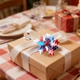 thumbnail image 6 of Yhmxh 4th of July Patriotic Tinsel Star Decor, 5.5" Red White Blue Firework Pom Pom Decorations for Independence Day, Memorial Day, Patriotic Party Supplies, Gift Wrapping, Table Centerpiece, 6 of 7