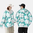 thumbnail image 5 of Picia Vintage Floral Women's Men's UPF 50+ Sun Protection Hoodie Shirt Long Sleeve SPF Fishing Outdoor UV Hiking Lightweight Shirts-Large, 5 of 9