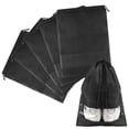 thumbnail image 1 of Bolsas para zapatos COIDEA, 5 unidades, grandes, negras, no tejidas, para viajes, 1 of 7