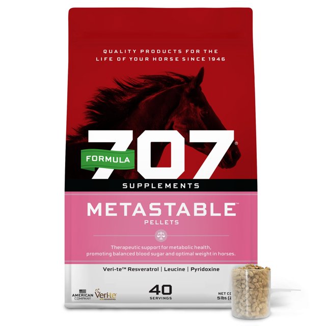 Fórmula de suplemento para caballos 707 MetaStable pellets 2,3 kg