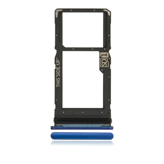 Replacement Single Sim Card Tray Compatible For Motorola Moto G 5G Plus (XT2075 / 2020) (Surfing Blue)