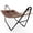 Awning Stripe, variant on Sunnydaze 2-Person Quilted Polyester Hammock with Stand, 450 lb Capacity - Mountainside