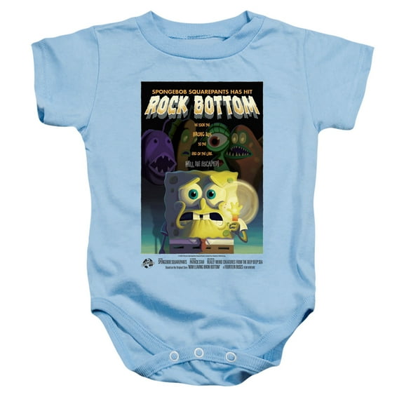 Spongebob Rock Bottom Unisex Infant Snap Suit for Baby