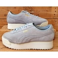 thumbnail image 1 of PU & MA Roma Amor Low Suede Trainers 370946-03 Pale Blue/White UK6/US8.5/EU39, 1 of 6