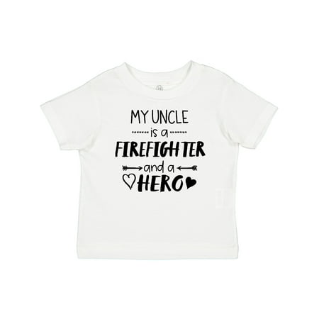 

Inktastic My Uncle is a Firefighter and a Hero Gift Baby Boy or Baby Girl T-Shirt
