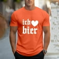 thumbnail image 5 of Razzly Men's Graphic T Shirt Funny Print Short Sleeve Casual Tee Comfortable Summer Top for Daily Wear Lightweight Breathable Blend(Orange,M), 5 of 6