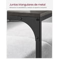 thumbnail image 4 of VASAGLE Mesa Auxiliar en Forma de C con Estructura de Metal Reforzada y Patas Ajustables, 4 of 6