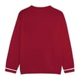 thumbnail image 5 of Plus Size Tops for Women, Long Sleeve Casual Tops, Loose Fit Pullover Sweaters, Solid Color Round Neck Blouse, Fall Winter Layering Pieces, Comfortable Daily Wear for Work or Date, 5 of 5