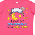 thumbnail image 4 of Inktastic I Love My Grandparents to the Moon and Back Cute Sheep Boys or Girls Toddler T-Shirt, 4 of 5