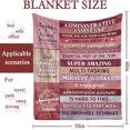 thumbnail image 6 of Administrative Assistant Gifts Blanket, Gifts for Administrative Assistants, Administrative Assistant Day Gifts, Administrative Assistant Throw Blanket 50x60, 6 of 6