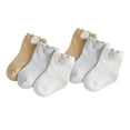 thumbnail image 3 of 3 pares de calcetines adorables para niños, calcetines de primavera y otoño de dibujos animados, medias de algodón para bebés, calzado transpirable (Panda, talla XS, 0-6 meses), 3 of 6