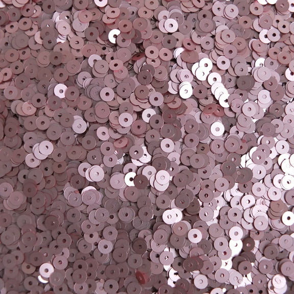 Pink Sequins 4mm Matte Silk Frost Made in USA
