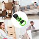 thumbnail image 5 of Paquete de 2 correas móviles de elevación ajustables, correas móviles negras para muebles y correa de transporte multifuncional con asas duraderas que soportan 220 libras, 5 of 5
