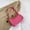Hot Pink, variant on Willtoo Small Underarm Purse Clutch Purse With Zipper Closure PU Leather Crossbody Bag Cute Hobo Tote Handbag Fashion Travel Pouch