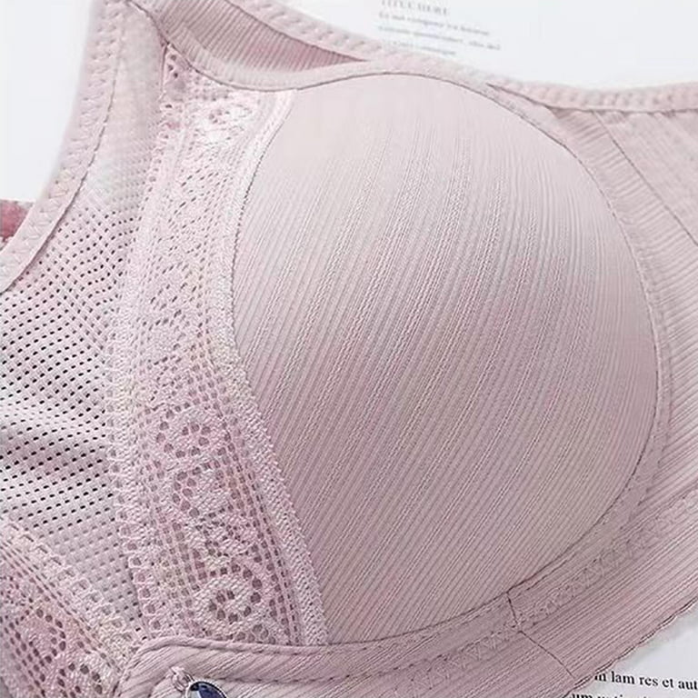 Viadha Underoutfit Bras for Women Woman's Comfortable Lace Breathable Bra  Underwear No Rims on Clearance 